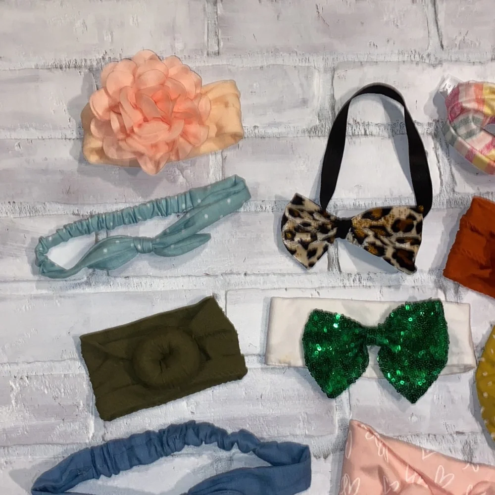 Babygirl top knot headband & more bundle!!
